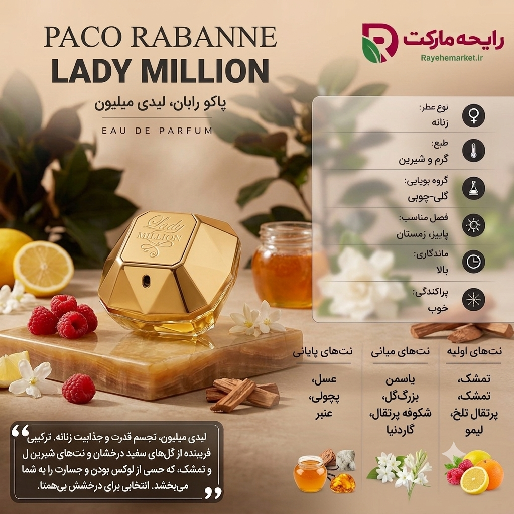 اسانس پاکو رابان لیدی میلیون ( 1 گرم )