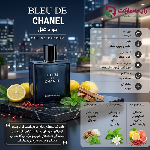 اسانس بلو دو شنل ( 1 گرم )