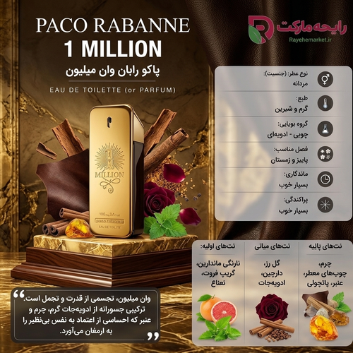 اسانس پاکو رابان وان میلیون ( 1 گرم )
