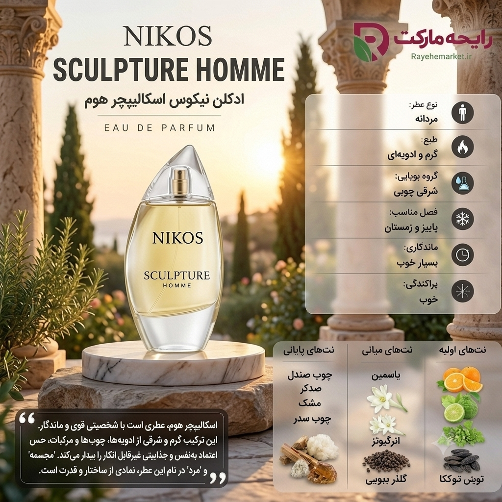 اسانس مردانه نیکوز اسکالپچر هوم( 1 گرم )