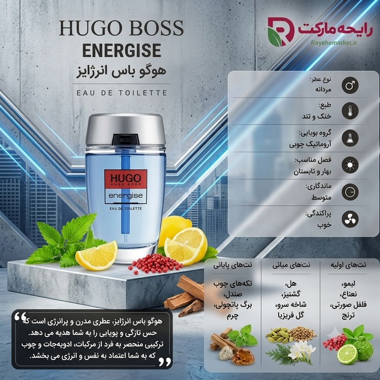ادو پرفیوم هوگو باس انرژایز